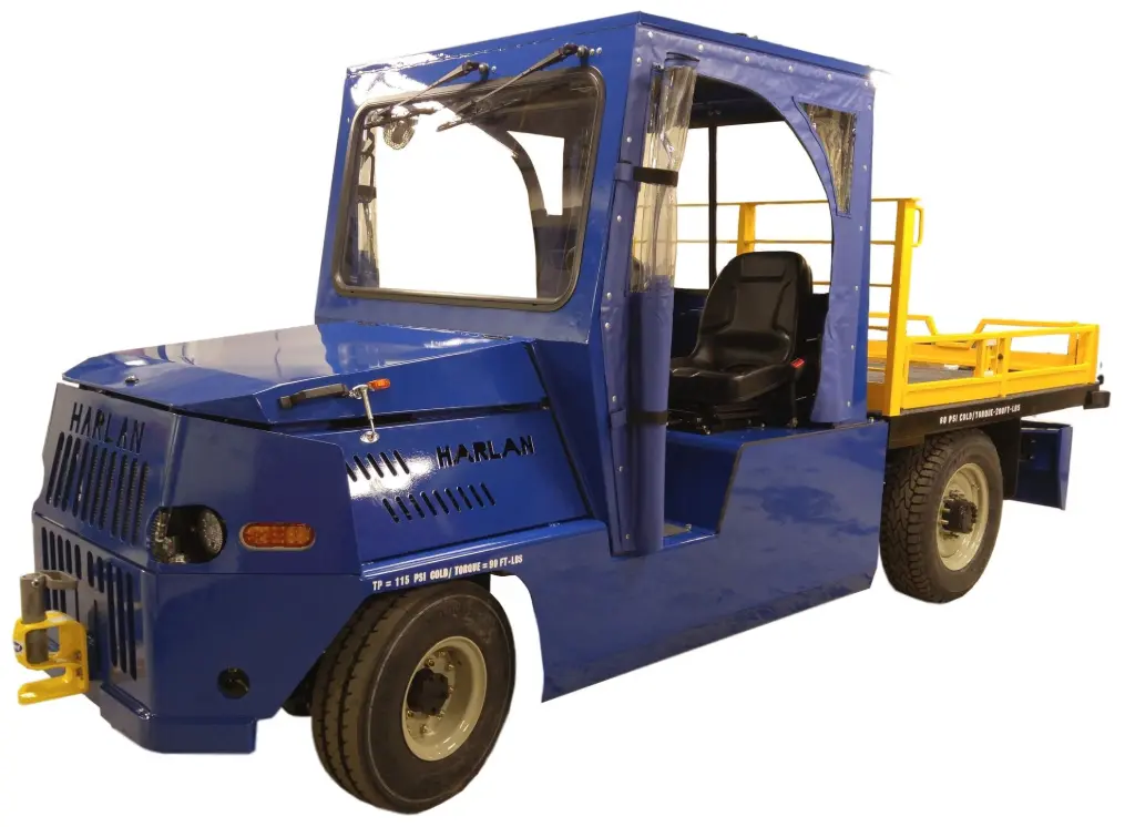 Harlan APV all purpose vehicle for versatile material handling and support.