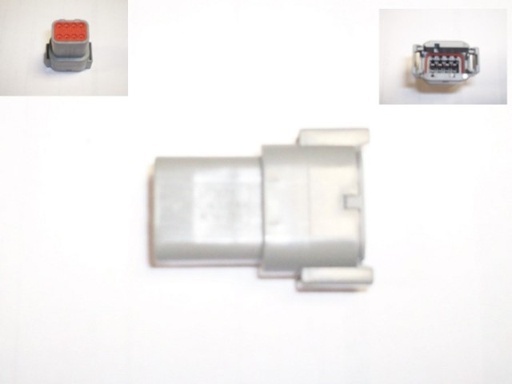 [Connector, Deutsch 8 Way, 16-22 AWG] DTM04-08PA