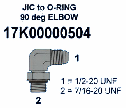 [Fitting, Adapter  (6801-05-04)] 007000017K0504