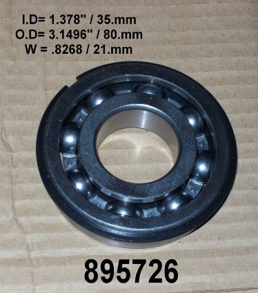 [Bearing, Output Shaft C6 w/Snap Ring] 00700895726