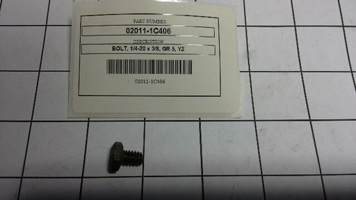[BOLT, 1/4-20 x 3/8, GR 5, YZ] 02011-1C406