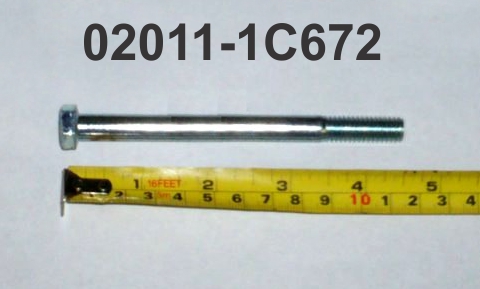 [Bolt, 3/8-16 x 4-1/2, GR 5, YZ] 02011-1C672