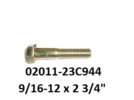 [Bolt, 9/16-12 x 2-3/4, GR 8, YZ] 02011-23C944