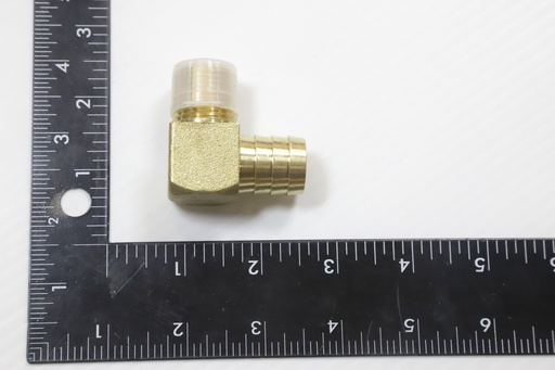 [Fitting, 90d,1/2" MNPT to 3/4" Hose Barb] 02016-0427