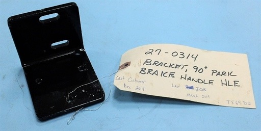 [Bracket, 90 degree Park Brake Handle HLE] 02027-0314