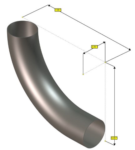 [Intake Tube, Cummins 3.3 Turbo] 02036-0225