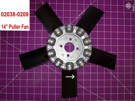 [Fan, Cooling  (5 Blade 14" Puller)] 02038-0209