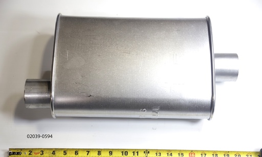 [HTSB Muffler, 2 1/2" inlet/outlet] 02039-0594