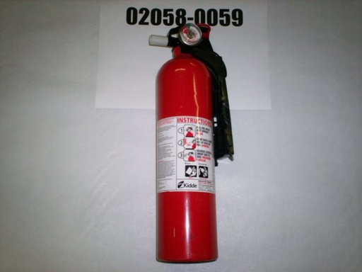[Extinguisher, Fire 2.5 lb 1-A:10-B:C w/] 02058-0059