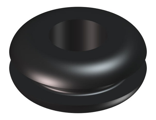 [Grommet, Rubber, 3/8 x 5/8 x 1/8] 02058-0753