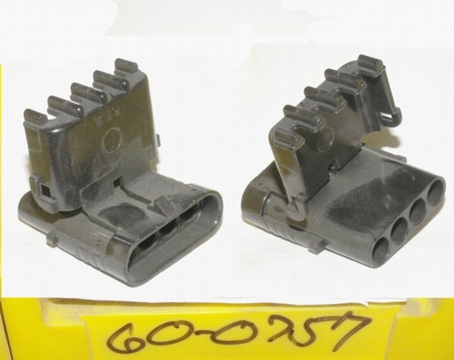 [Connector, 4 way flat female] 02060-0757