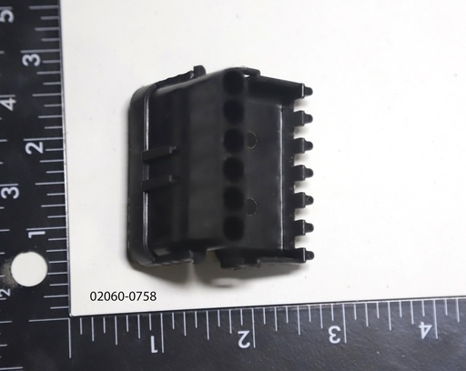[Connector, 6 Way,Weather Pack, Female] 02060-0758