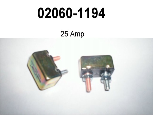 [Circuit Breaker, 25 Amp, Metal] 02060-1194