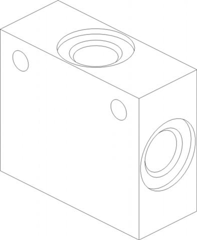 [Block, Valve Counter balance] 07165-0008