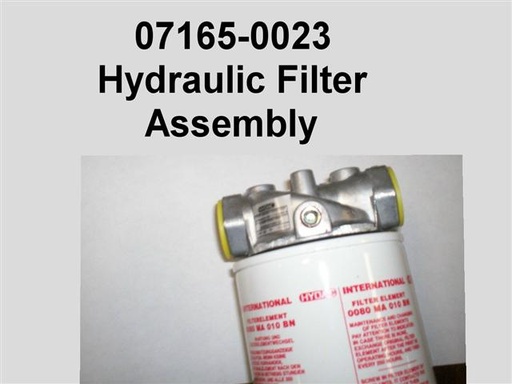 [Filter, Hydraulic   (ATF Fluid)] 07165-0023