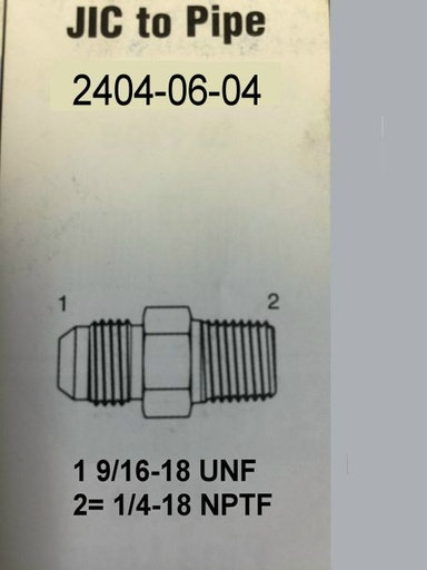 [Fitting, Adapter  (Str * 2404-06-04)] 2404-06-04