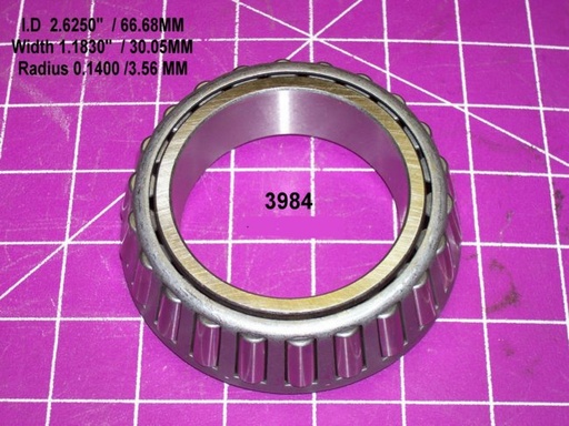 [Bearing, Cone] 3984