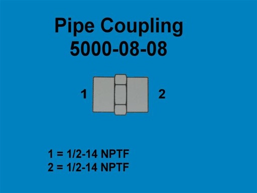 [Coupling, Pipe] 5000-08-08